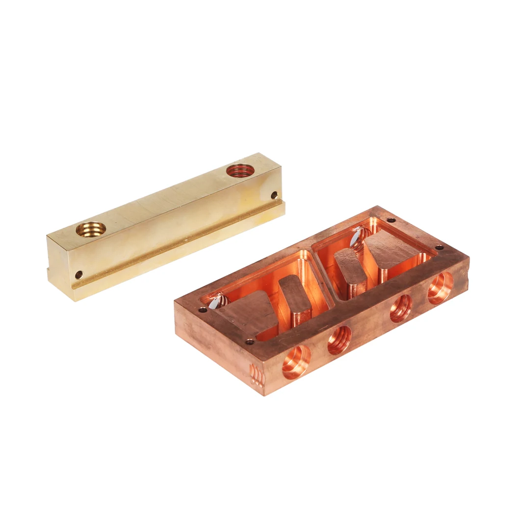 CNC Machined Milling Forging/Block Copper Brass Parts Europe Industry Precise CNC Milling Copper Milling Parts